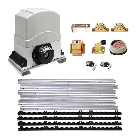 LockMaster Electric Sliding Gate Opener 1200KG Keypad 4M - RnR Galore