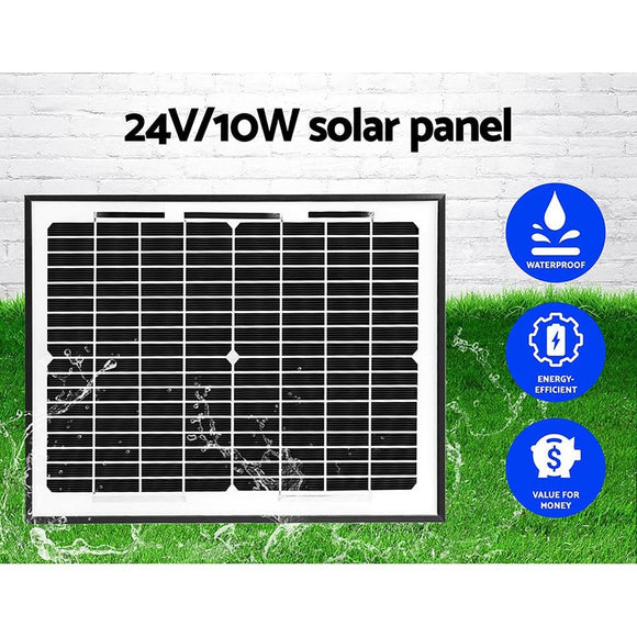 Lockmaster Single Swing Gate Opener 600KG 10W Solar Panel - RnR Galore