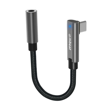 mbeat Elite USB - C to 3.5 Audio Adapter - Space Grey - RnR Galore