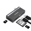 mbeat Essential 5 - In - 1 USB - C Hub ( USB hub 2.0, 3.0, SD/TF card reader ) - RnR Galore