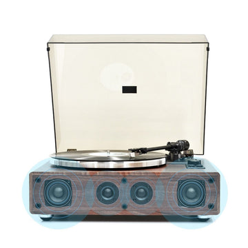 mbeat Hi - Fi Turntable with Built - In Bluetooth Receiving Speaker - RnR Galore