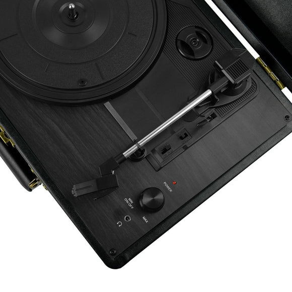 mbeat Woodstock Black Retro Turntable - RnR Galore