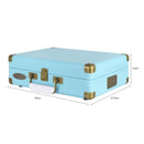 mbeat Woodstock II Sky Blue Retro Bluetooth (TX/RX) Turntable - RnR Galore