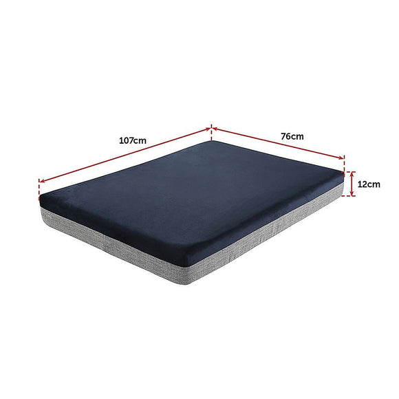 Memory Foam Dog Bed 12CM Thick Large Orthopedic Dog Pet Beds Waterproof Big - RnR Galore