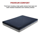 Memory Foam Dog Bed 12CM Thick Large Orthopedic Dog Pet Beds Waterproof Big - RnR Galore