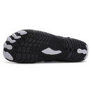 Men Women Water Shoes Barefoot Quick Dry Aqua Sports Shoes - Black Size EU46 = US11 - RnR Galore
