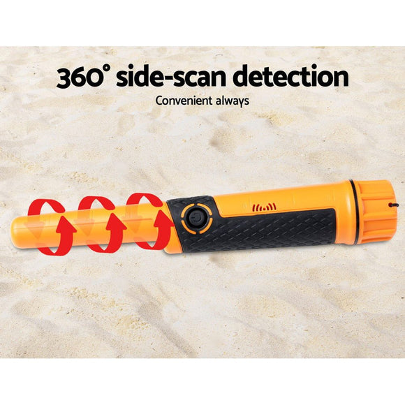 Metal Detector 40MM Sensitive Handheld Pinpointer Waterproof Automatic Hunter Orange - RnR Galore