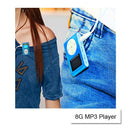 Mini Clip 16G MP3 Music Player With USB Cable & Earphone Black - RnR Galore
