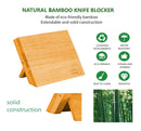 Natural Bamboo Magnetic Knife Block Holder with Strong Magnets for Home Kitchen Storage & Organisation - RnR Galore