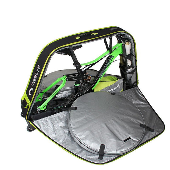 NOOYAH Bike GREY Travel Case Bike Bag Shell EVA Tough material MTB Mountain Bike Road Bike TT 700c Gravel Bike Ebike 29er etc - BK007S - RnR Galore