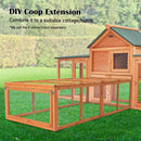 Paw Mate Chicken Coop Rabbit Hutch Extension Run 180 x 90 x 48cm Runey - RnR Galore