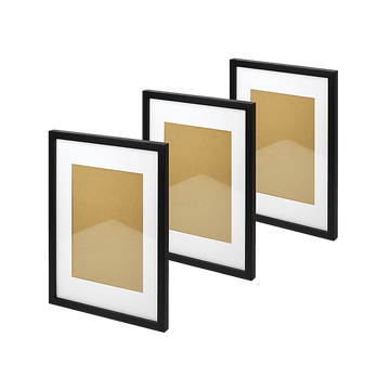 Photo Frames Collage Black A3 Picture Frame Wall Set Home Decor 3PCS - RnR Galore