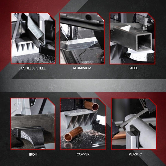 Portable Band Saw Cold Cut Metal Cut Off Chop Bandsaw 127mm - RnR Galore