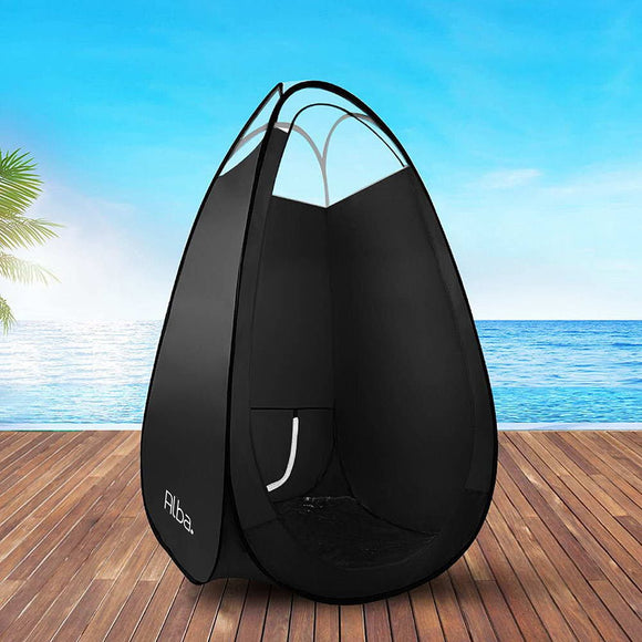 Portable Pop Up Tanning Tent - Black - RnR Galore