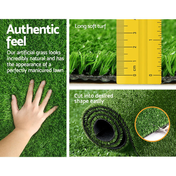 Prime Turf Artificial Grass Synthetic 20 SQM Fake Lawn 17mm 1X10M - RnR Galore