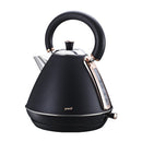 Pronti 1.7L Rose Trim Collection Kettle - Black - RnR Galore