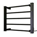 Pronti Heated Towel Rack Electric Bathroom Towel Rails Warmer Ev - 90 - black - RnR Galore