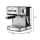 Pronti Toaster, Kettle & Coffee Machine Breakfast Set - Black - RnR Galore