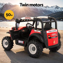 Rigo Kids Electric Ride On Car Off Road Jeep Remote 12V Red - RnR Galore