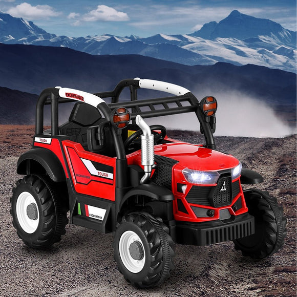 Rigo Kids Electric Ride On Car Off Road Jeep Remote 12V Red - RnR Galore