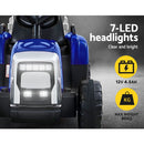 Rigo Kids Electric Ride On Car Tractor Toy Cars 12V Blue - RnR Galore