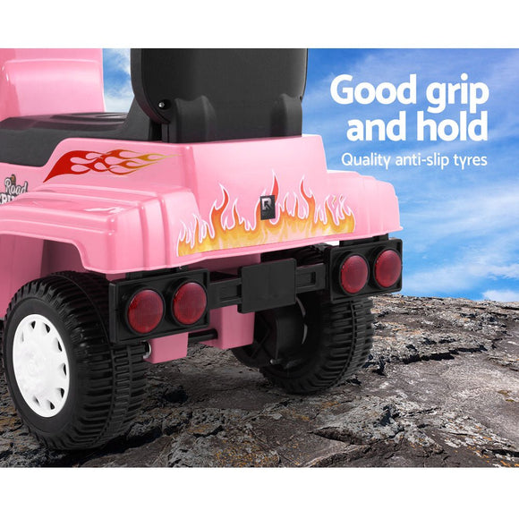 Rigo Kids Electric Ride On Car Truck Motorcycle Motorbike Toy Cars 6V Pink - RnR Galore