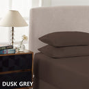Royal Comfort 1500 Thread Count Cotton Rich Sheet Set 3 Piece Ultra Soft Bedding - Double - Dusk Grey - RnR Galore