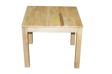 Rubberwood Square Table - RnR Galore