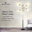 Sarantino 6 - Light Metal Sputnik Floor Lamp - RnR Galore