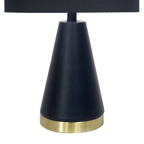 Sarantino Metal Table Lamp in Black and Gold - RnR Galore