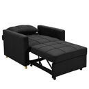 Sarantino Suri 3 - in - 1 Convertible Lounge Chair Bed - Black - RnR Galore