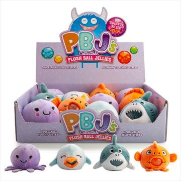 Sea Animal Plush Ball Jellies (SELECTED AT RANDOM) - RnR Galore