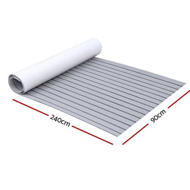 Seamanship EVA Foam Boat Flooring Mat Decking Sheet 240x90x0.6cm Light Grey - RnR Galore