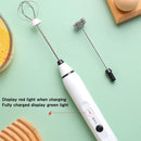 Silver Rechargeable Electric Milk Frother Handheld (3 Speeds) - RnR Galore