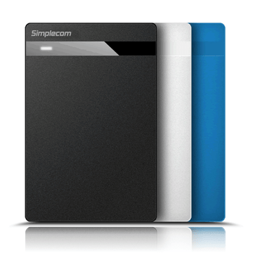 Simplecom SE203 Tool Free 2.5" SATA HDD SSD to USB 3.0 Hard Drive Enclosure Black - RnR Galore