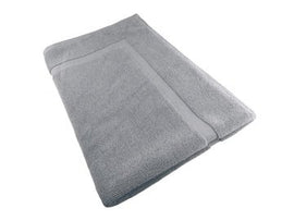 softouch ultra light quick dry premium cotton bath mat 900gsm silver - RnR Galore