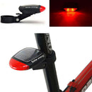 Solar Powered Bicycle Cycling Bike LED Headlight + Rear Tail Light Lamp LED with Gift Box - RnR Galore