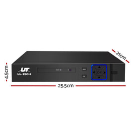 UL - tech 4CH DVR 1080P 5in1 CCTV Video Recorder 4TB Hard Drive - RnR Galore