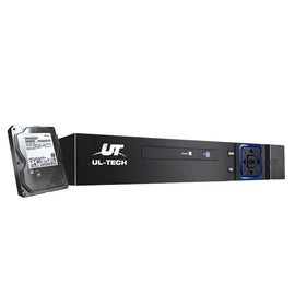UL - tech 8CH DVR 1080P 5in1 CCTV Video Recorder 4TB Hard Drive - RnR Galore