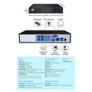 UL - tech CCTV Security System 4CH DVR 4 Cameras 1080p - RnR Galore