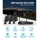 UL - tech CCTV Wireless Security Camera System 8CH Home Outdoor WIFI 6 Square Cameras Kit 1TB - RnR Galore