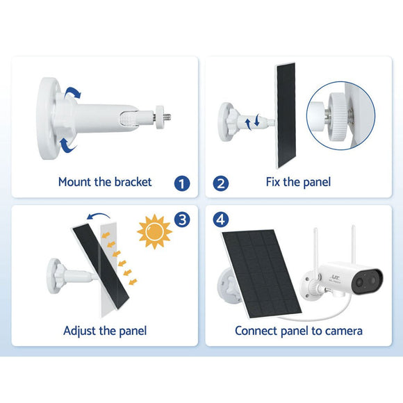 UL - tech Solar Panel For Security Camera Wireless 3W - RnR Galore