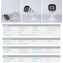 UL - tech Wireless CCTV Security System 8CH NVR 3MP 4 Square Cameras - RnR Galore
