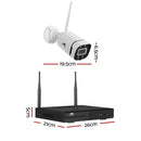 UL - tech Wireless CCTV Security System 8CH NVR 3MP 4 Square Cameras - RnR Galore