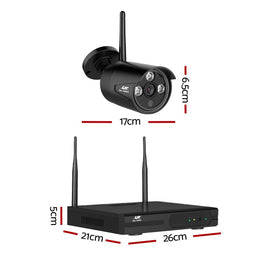 UL - tech Wireless CCTV Security System 8CH NVR 3MP 8 Bullet Cameras 4TB - RnR Galore
