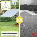 VaKa 3x4x1.95m Metal Walk - in Chicken Coop Rabbit Hutch Cage Hen House Chook Au - RnR Galore