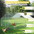 VaKa 3x4x1.95m Metal Walk - in Chicken Coop Rabbit Hutch Cage Hen House Chook Au - RnR Galore