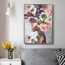 Wall Art 70cmx100cm Foolish in Love II Gold Frame Canvas - RnR Galore