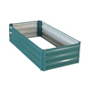 Wallaroo Garden Bed 120 x 60 x 30cm Galvanized Steel - Green - RnR Galore