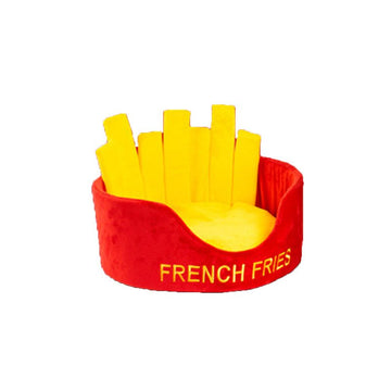Washable Fries Pet Dog Cat Ded Calming Bed Warm Soft - RnR Galore